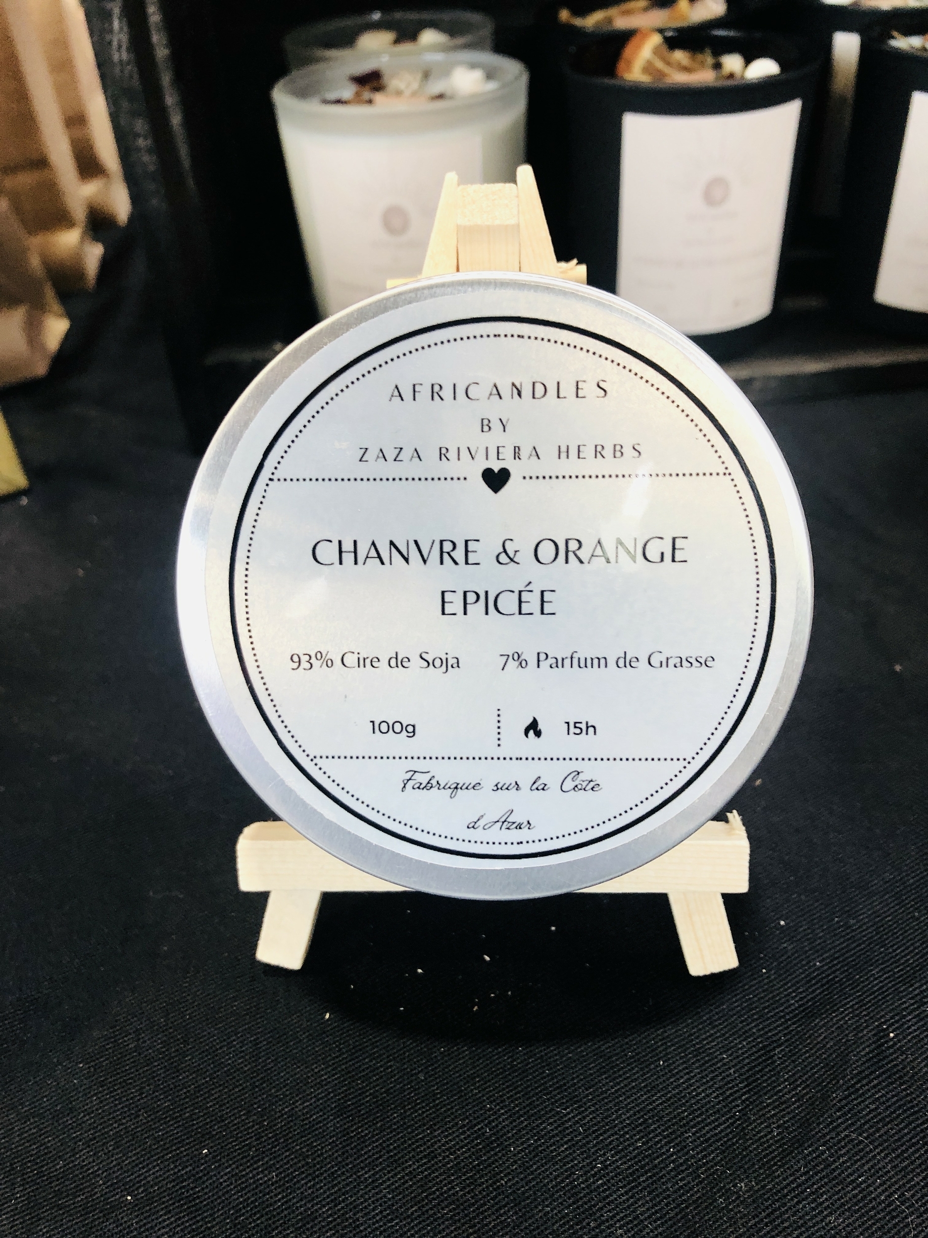 Bougie Orange &amp; EpicéeJPG
