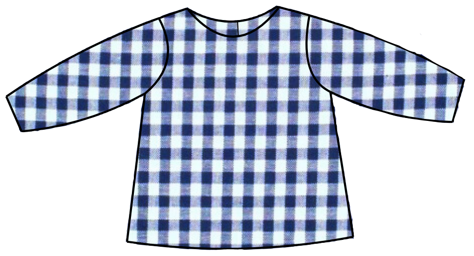 blouse vichy sans col