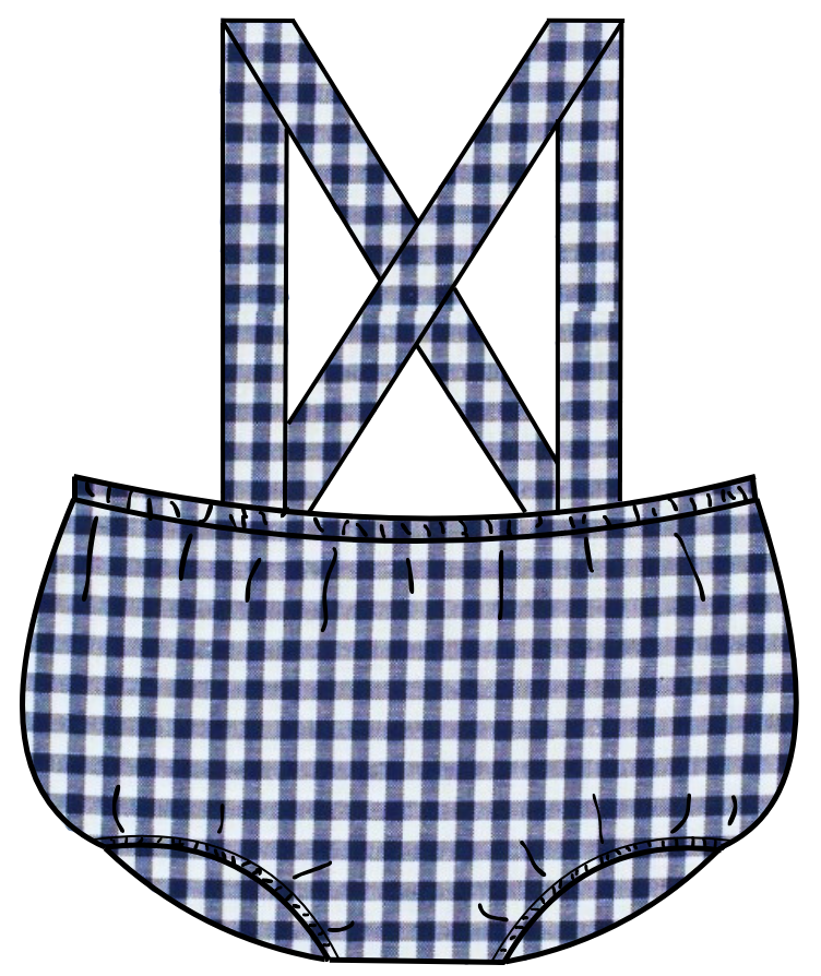 bloomer bretelles vichy