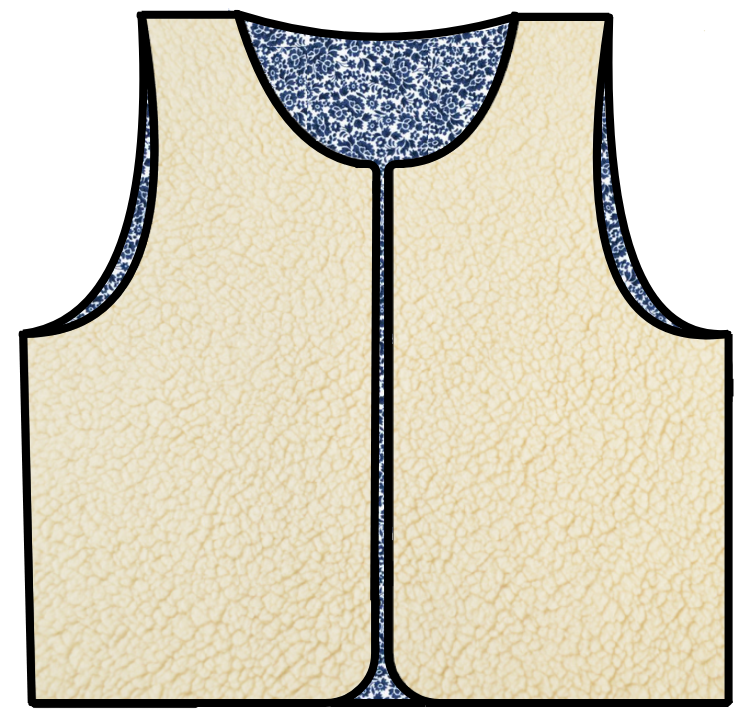 gilet sans manches liberty
