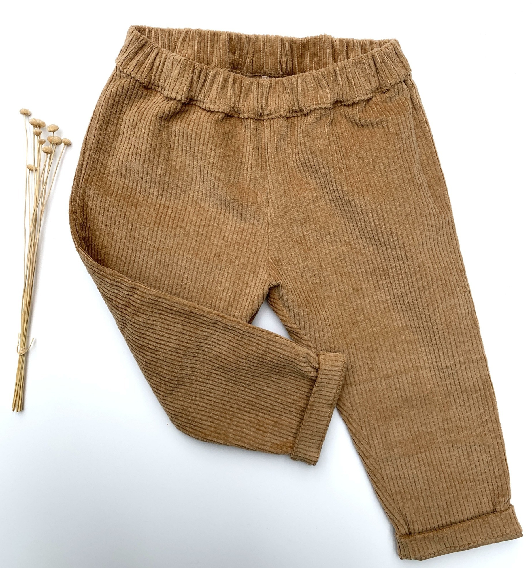 pantalon velours camel