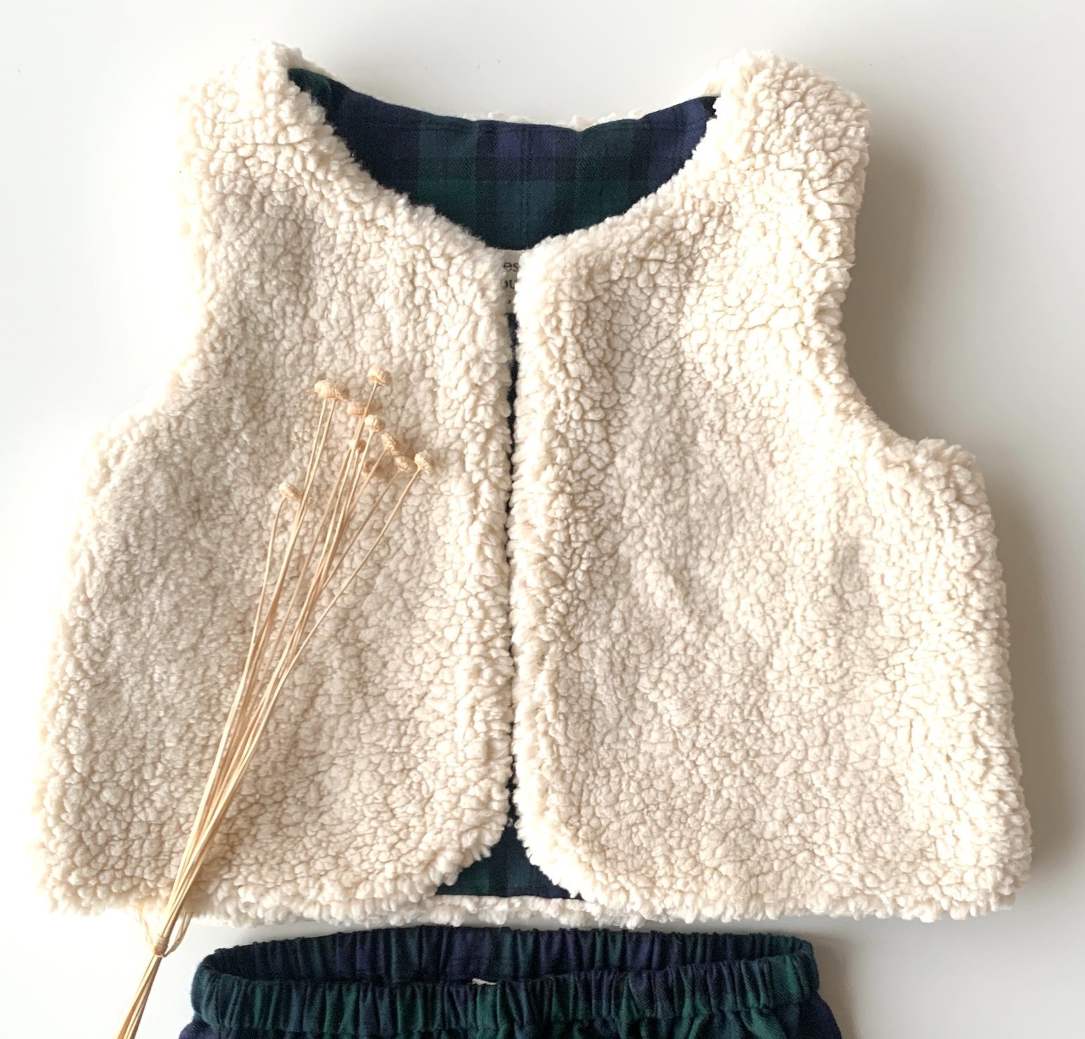 gilet et bloomer tartan 2