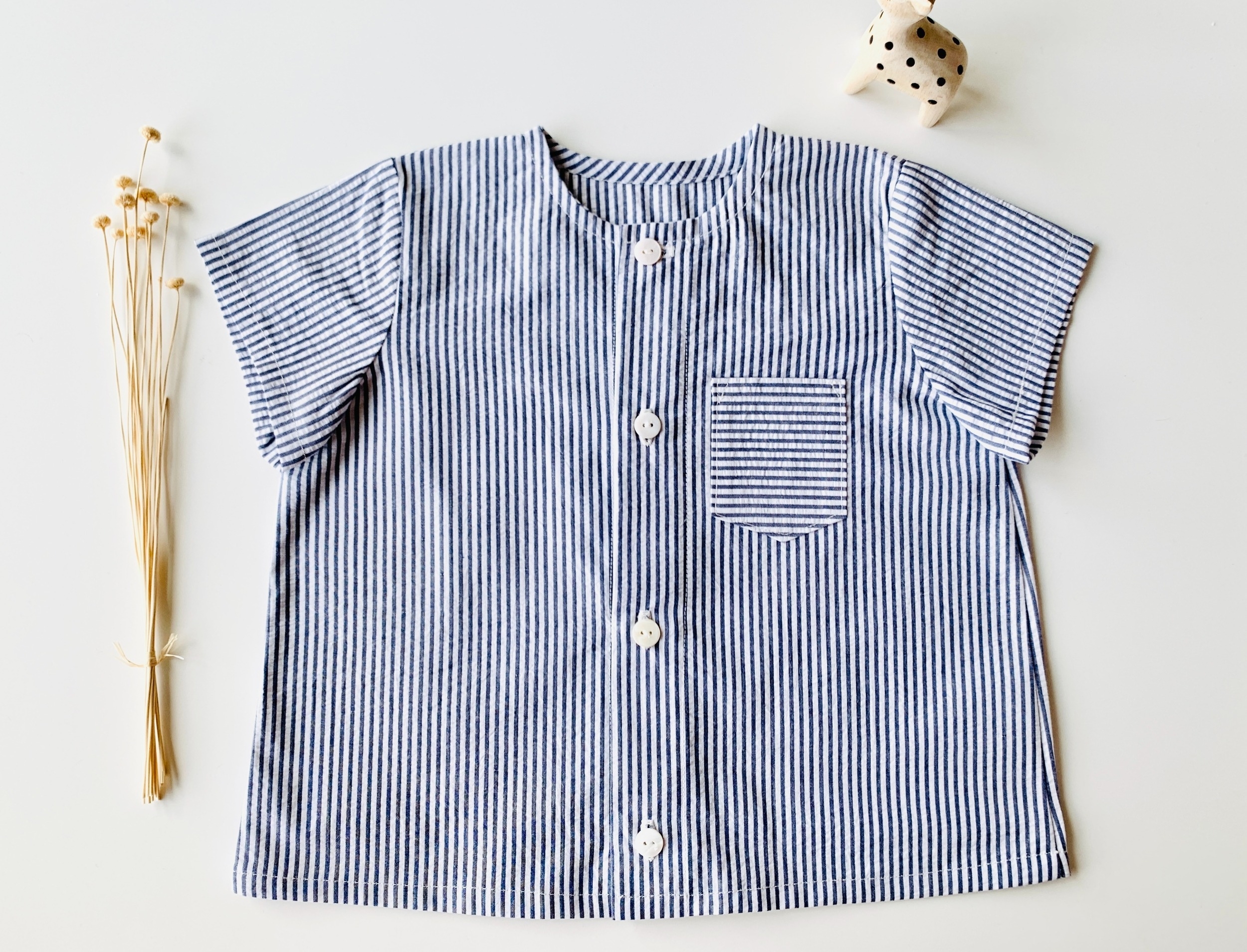 chemise seersucker bio
