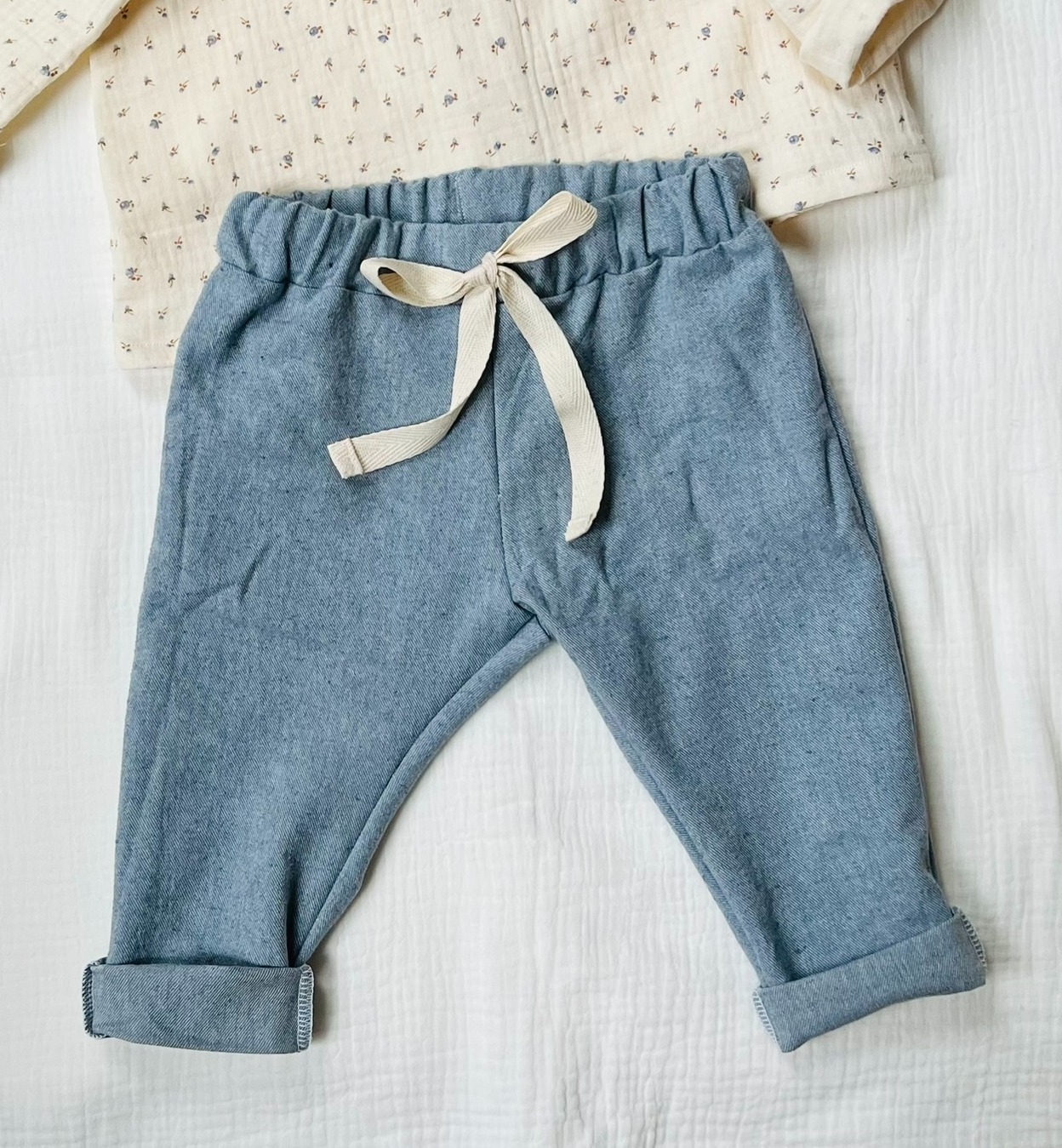 pantalon sergé de coton biologique