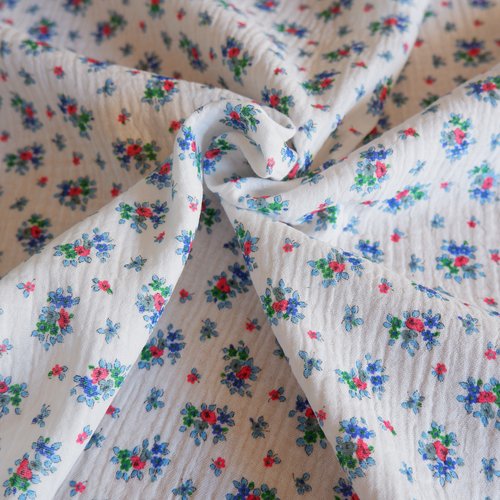 gaze fleurs bleues 2