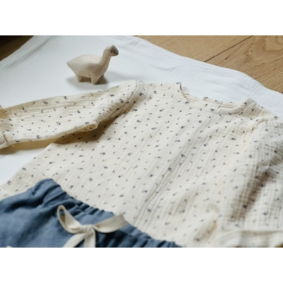 Blouse en double gaze de coton biologique
