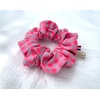 chouchou rose fluo