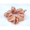 chouchou vichy orange