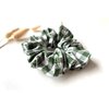 chouchou grand vichy vert sapin