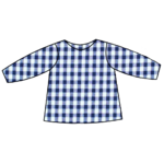 blouse vichy sans col