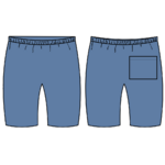 Pantalon uni bleu
