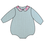 bloomer velours marine