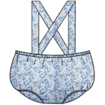 bloomer bretelles en coton Liberty