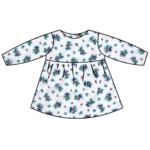 robe DG à motifs sans col
