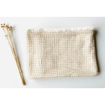 snood carreaux crème