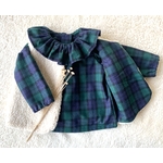 gilet blouse tartan