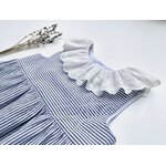 robe seersucker coton biologique fait main