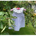 robe seersucker coton col broderie anglaise
