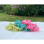 chouchou jaune vert ou rose fluo