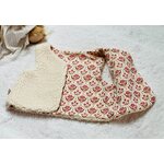gilets sans manches rosalie double gaze de coton biologique sherpa