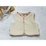 gilet sans manches double gaze de coton biologique
