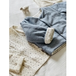 veste ouatinée bleu jean