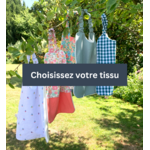 Bavoir élastiqué tissu au choix