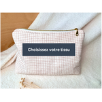 trousse personnalisable - choix du tissu