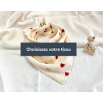 Foulard fait main - choix du tissu double gaze de coton