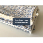 Couverture bébé fait main  personnalisable Liberty au choix