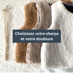 gilet berger sherpa personnalisable