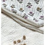 coffret premium cape de bain trousse de toilette lingettes double gaze brodée écrue