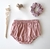 bloomer coton lavé vieux rose