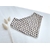bavoir bandana double gaze vintage rouge