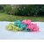 chouchou fait main adulte enfant jaune vert ou rose fluo