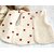 gilet sans manche bebe enfant sherpa double gaze de coton coeur fait main