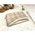 tour de cou vichy sable double gaze de coton
