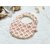 bavoir Rosalie double gaze de coton biologique cadeau naissance fait main