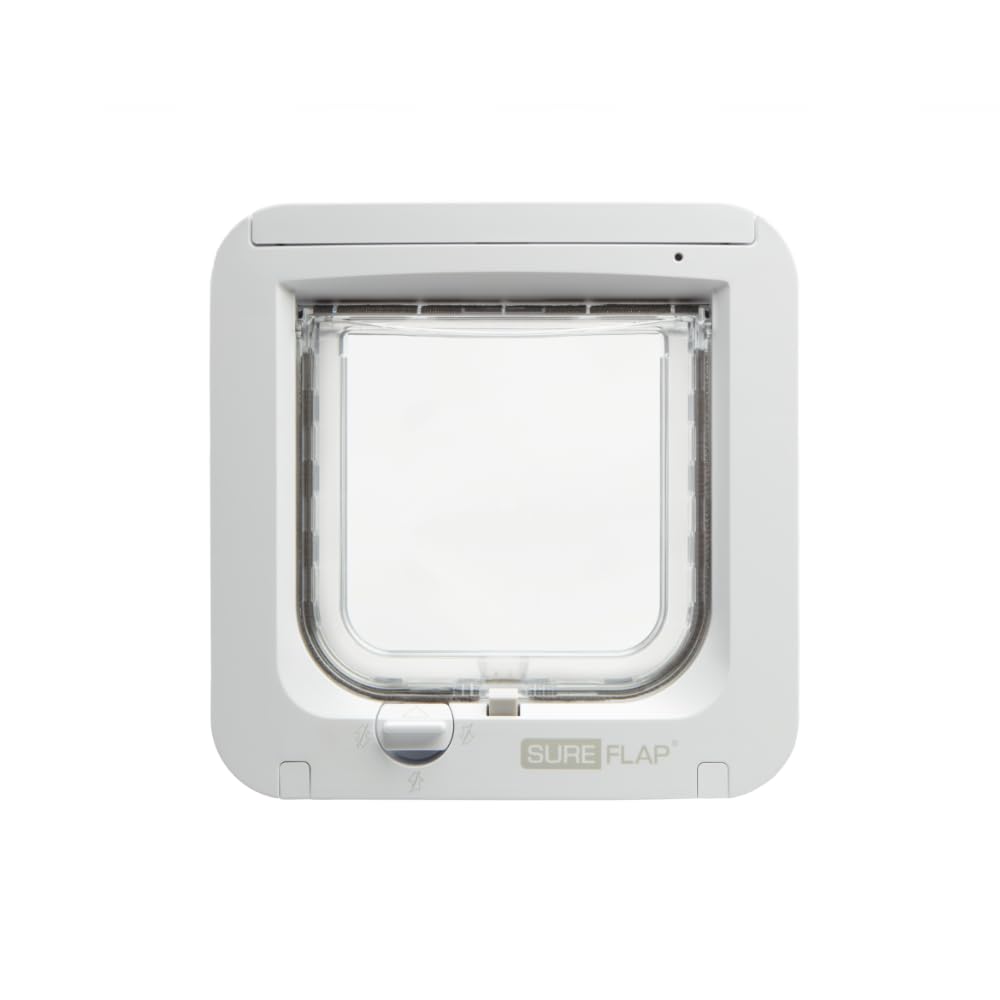 Chatière à puce électronique SureFlap blanche