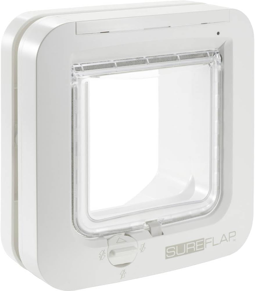 Chatière à puce électronique SureFlap blanche, vue 4