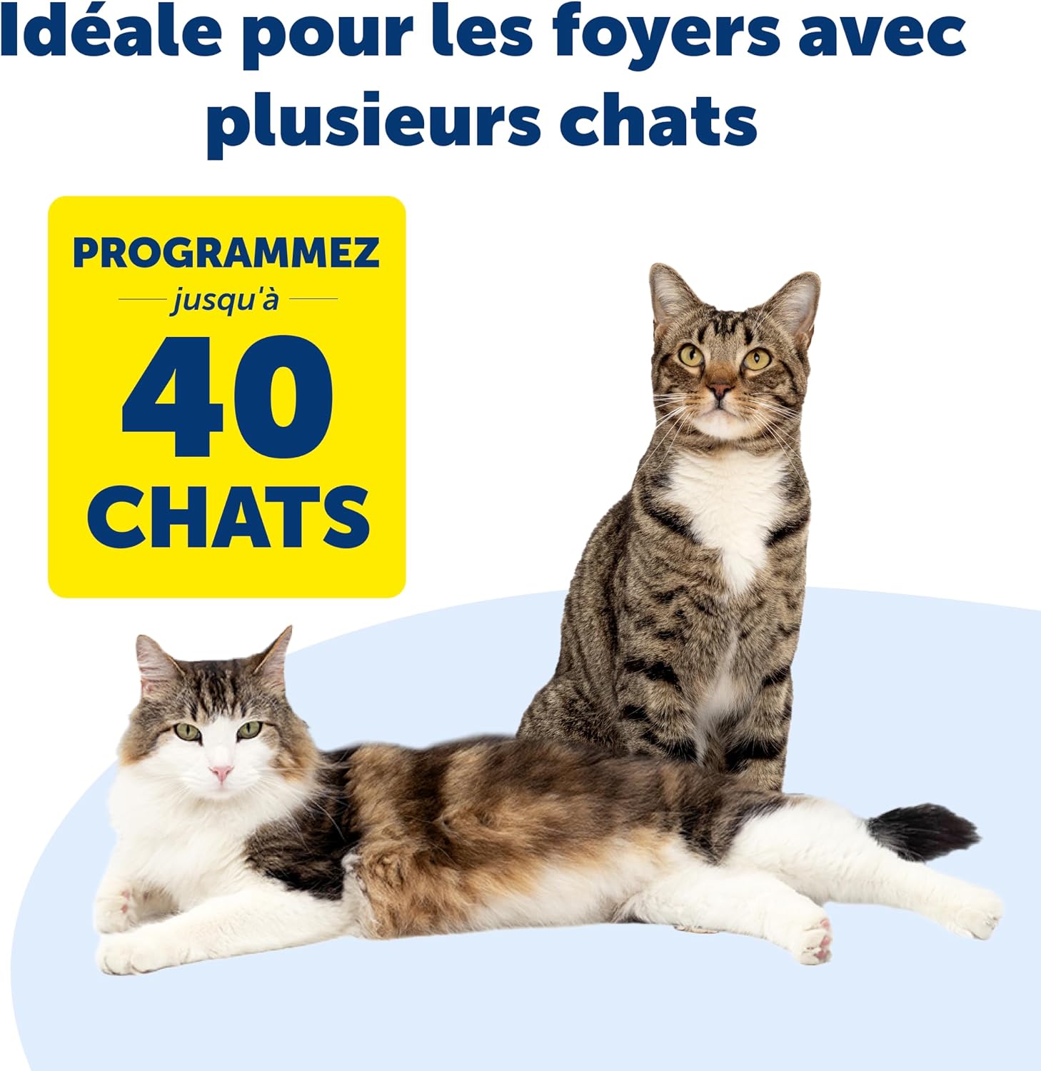 Chatière électronique à puce PetSafe Microchip blanche, vue 3