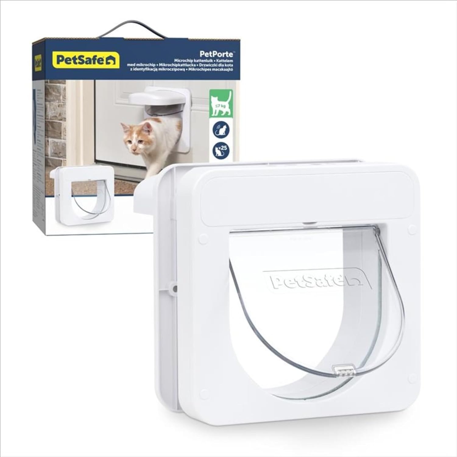 Chatière à puce PetSafe Petporte Smart Flap blanche, vue 2