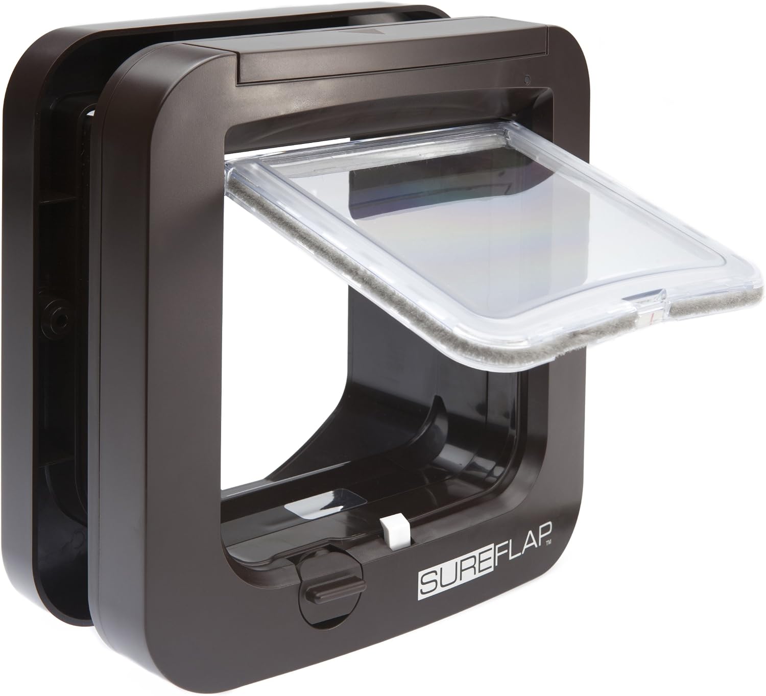 Chatière à puce électronique SureFlap marron, vue 3