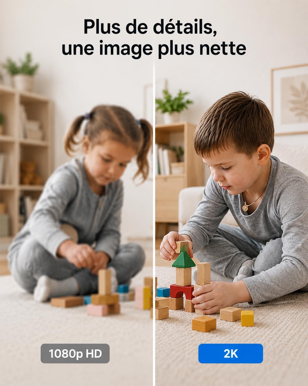 Caméra intérieure rotative Tapo C210 blanche, vue 2