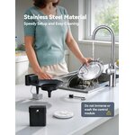 Fontaine à eau sans fil FEELNEEDY en inox avec robinet et détecteur, vue 8