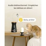 Caméra pour chat Furbo 360° avec lance-friandises, vue 4