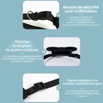 Collier traceur pour chat liiyiela F5 noir compatible Localiser dApple, vue 4