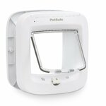 Chatière électronique à puce PetSafe Microchip blanche
