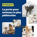 Chatière électronique à puce PetSafe Microchip blanche, vue 7