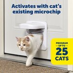 Chatière à puce PetSafe Petporte Smart Flap blanche, vue 4